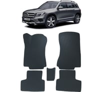 Ковры в салон автомобиля Eva Smart mercedes-benz glb-класс (x247) 2019 - эва сота серые c серой окантовкой 3279-B1B1-S