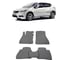 Ковры в салон автомобиля Eva Smart nissan tiida ii (c13) 2015 - 2018 эва сота коричневые c бежевой окантовкой 2052-A6A1-S 1