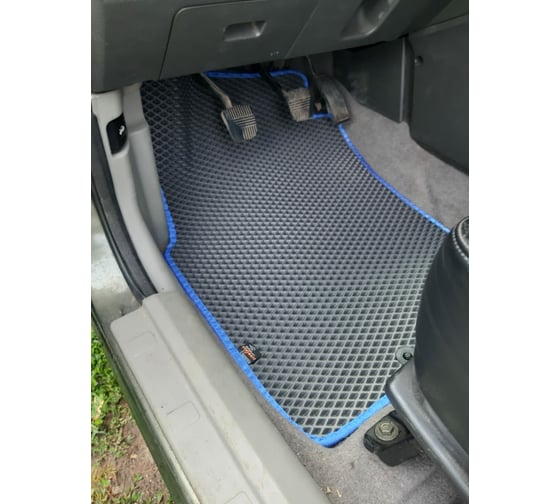 Ковры в салон автомобиля Eva Smart nissan x-trail (t30) 2001 - 2007 эва сота коричневые c бежевой окантовкой 1618-A6A1-S