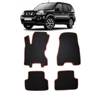 Ковры в салон автомобиля Eva Smart nissan x-trail (t31) 2007 - 2015 эва сота серые c серой окантовкой 1620-B1B1-S