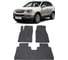 Ковры в салон автомобиля Eva Smart opel antara i 2006 - 2010 эва сота чёрные c красной окантовкой 1626-B5A7-S 1