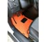 Ковры в салон автомобиля Eva Smart opel antara i 2006 - 2010 эва сота коричневые c красной окантовкой 1626-A6A7-S 3