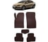Ковры в салон автомобиля Eva Smart opel astra j 2009 - 2017 эва сота чёрные c бежевой окантовкой 1633-B5A1-S 1