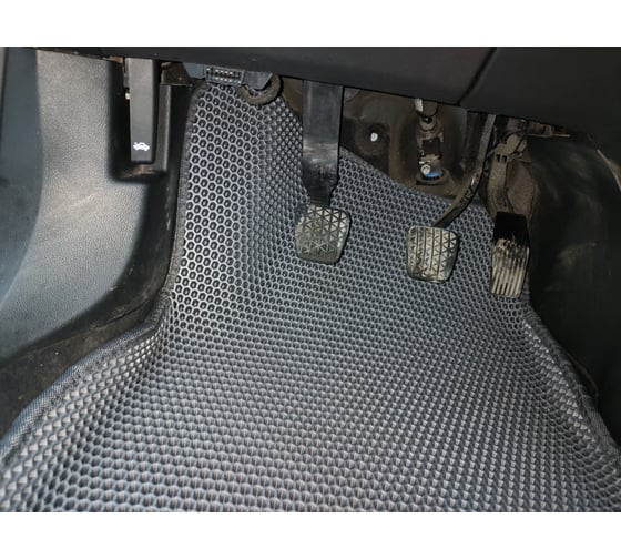 Ковры в салон автомобиля Eva Smart opel astra j вариант макси 3d 2009 - 2017 эва сота чёрные c бежевой окантовкой 3335-B5A1-S