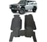 Ковры в салон автомобиля Eva Smart nissan patrol (y60) 1987 - 1997 эва сота коричневые c черной окантовкой 2557-A6B5-S 1