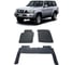 Ковры в салон автомобиля Eva Smart nissan patrol (y61) 1997 - 2004 эва сота серые c коричневой окантовкой 1597-B1A6-S 1