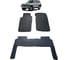 Ковры в салон автомобиля Eva Smart nissan patrol (y61) арабская сборка 1997 - 2004 эва сота серые c красной окантовкой 2348-B1A7-S 1