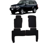 Ковры в салон автомобиля Eva Smart nissan patrol (y61) 2004 - 2010 эва сота бежевые c бежевой окантовкой 3133-A1A1-S