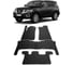 Ковры в салон автомобиля Eva Smart nissan patrol (y62) 5мест 2010 - эва сота коричневые c черной окантовкой 1598-A6B5-S 1