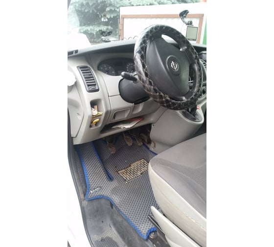 Ковры в салон автомобиля Eva Smart nissan primastar 2001 - 2014 эва сота бежевые c бежевой окантовкой 1602-A1A1-S
