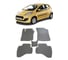 Ковры в салон автомобиля Eva Smart peugeot 107 2005 - 2014 эва сота бежевые c красной окантовкой 2324-A1A7-S 1