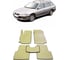 Ковры в салон автомобиля Eva Smart peugeot 406 1996 - 2004 эва сота чёрные c бежевой окантовкой 2111-B5A1-S 1
