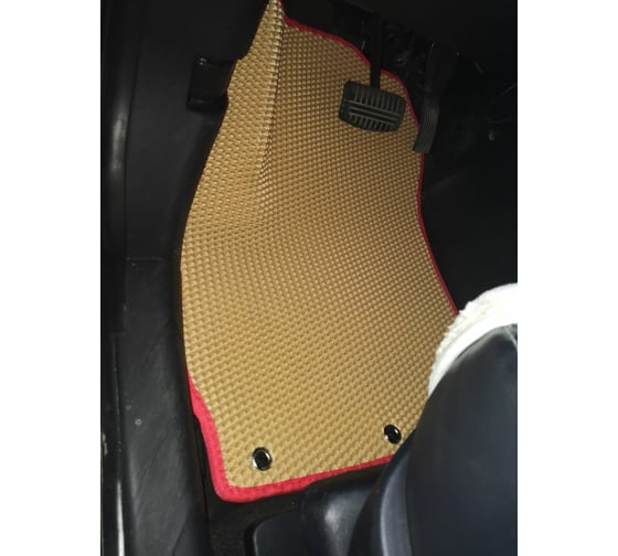 Ковры в салон автомобиля Eva Smart peugeot 4007 7мест 2007 - 2012 эва сота серые c серой окантовкой 2935-B1B1-S