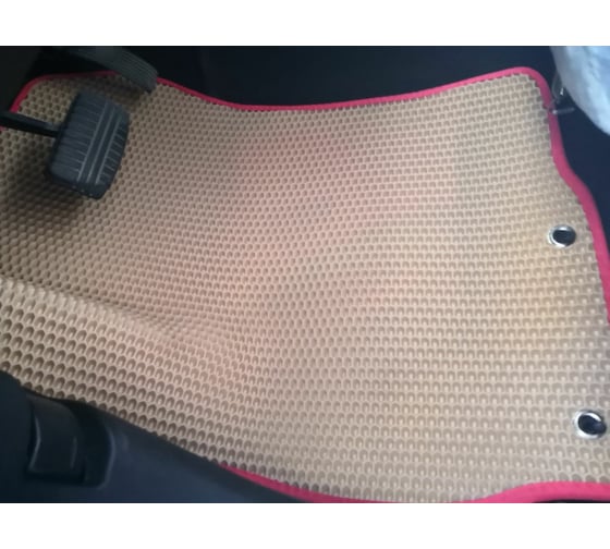 Ковры в салон автомобиля Eva Smart peugeot 4007 7мест 2007 - 2012 эва сота серые c серой окантовкой 2935-B1B1-S