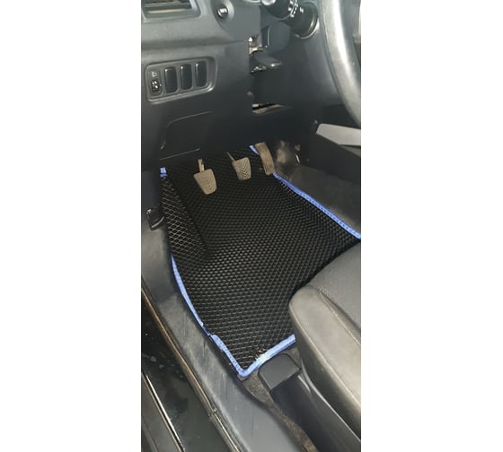 Ковры в салон автомобиля Eva Smart peugeot 4008 вариант макси 3d 2012 - 2017 эва сота серые c серой окантовкой 3243-B1B1-S