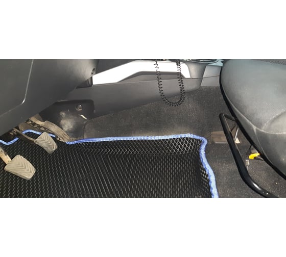Ковры в салон автомобиля Eva Smart peugeot 4008 вариант макси 3d 2012 - 2017 эва сота серые c серой окантовкой 3243-B1B1-S