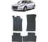 Ковры в салон автомобиля Eva Smart peugeot 508 i седан 2011 - 2014 эва сота чёрные c синей окантовкой 2736-B5B2-S 1