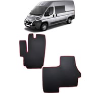 Ковры в салон автомобиля Eva Smart peugeot boxer 2006 - 2015 эва сота бежевые c синей окантовкой 2210-A1B2-S