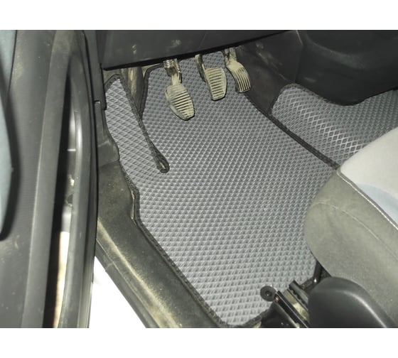 Ковры в салон автомобиля Eva Smart peugeot partner tepee ll 2008 - 2012 эва сота коричневые c коричневой окантовкой 2072-A6A6-S