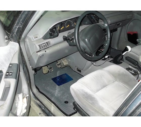 Ковры в салон автомобиля Eva Smart pontiac trans sport 1989 - 1996 эва сота бежевые c серой окантовкой 2357-A1B1-S