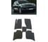 Ковры в салон автомобиля Eva Smart porsche cayenne ii (958) 2010 - 2018 эва сота серые c красной окантовкой 1682-B1A7-S 1