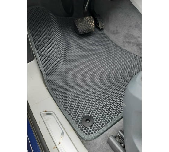 Ковры в салон автомобиля Eva Smart porsche cayenne iii 2017 - эва сота чёрные c черной окантовкой 2965-B5B5-S