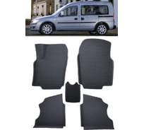 Ковры в салон автомобиля Eva Smart opel combo c рестайлинг вариант макси 3d 2003 - 2011 эва сота серые c черной окантовкой 3405-B1B5-S