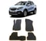 Ковры в салон автомобиля Eva Smart opel mokka i 2012 - 2019 эва сота чёрные c коричневой окантовкой 1643-B5A6-S 1