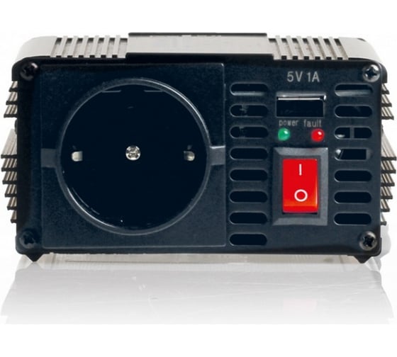 Инвертор Heyner 12В в 230В 150 Вт. + 5В USB выход для смартфона и др. 511900