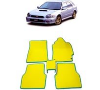 Ковры в салон автомобиля Eva Smart subaru impreza ii правый руль 2000 - 2002 эва сота серые c серой окантовкой 2399-B1B1-S