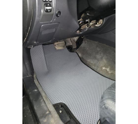 Ковры в салон автомобиля Eva Smart subaru impreza iii 2007 - 2011 эва сота бежевые c черной окантовкой 1752-A1B5-S