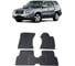 Ковры в салон автомобиля Eva Smart subaru forester ll (sg) правый руль 2003 - 2008 эва сота коричневые c коричневой окантовкой 2229-A6A6-S 1