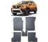Ковры в салон автомобиля Eva Smart renault duster ii 2021 - эва сота коричневые c серой окантовкой 3391-A6B1-S 1