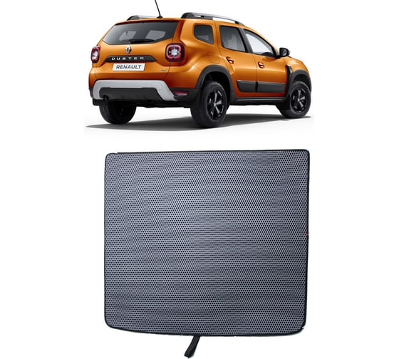 Ковры в салон автомобиля Eva Smart renault duster ii 2021 - эва сота бежевые c синей окантовкой 3391-A1B2-S