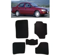 Ковры в салон автомобиля Eva Smart toyota corolla vii (e100) правый руль 1991 - 2000 эва сота серые c красной окантовкой 3432-B1A7-S