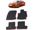 Ковры в салон автомобиля Eva Smart toyota gt86 правый руль купе 2012 - 2016 эва сота серые c бежевой окантовкой 2365-B1A1-S 1