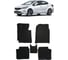 Ковры в салон автомобиля Eva Smart kia cerato iii вариант макси 3d 2013 - 2020 эва сота коричневые c синей окантовкой 3782-A6B2-S 1