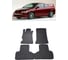 Ковры в салон автомобиля Eva Smart acura rsx купе 2001 - 2005 эва сота коричневые c серой окантовкой 2183-A6B1-S 1