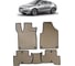 Ковры в салон автомобиля Eva Smart acura zdx i 2009 – 2013 эва сота чёрные c серой окантовкой 3820-B5B1-S 1