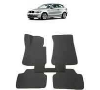 Ковры в салон автомобиля Eva Smart bmw 1 (e87) 2004 - 2011 эва сота бежевые c синей окантовкой 1034-A1B2-S
