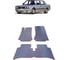 Ковры в салон автомобиля Eva Smart bmw 5 (е28) 1981 - 1987 эва сота чёрные c красной окантовкой 1052-B5A7-S 3