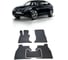 Ковры в салон автомобиля Eva Smart bmw 5 (f07) gt 2009 - 2017 эва сота чёрные c коричневой окантовкой 1057-B5A6-S 1