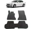 Ковры в салон автомобиля Eva Smart bmw 5 (f10) 2009 - 2017 эва сота чёрные c красной окантовкой 1059-B5A7-S 1