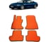 Ковры в салон автомобиля Eva Smart bmw 6 iii (f13) купе 2011 – 2015 эва сота коричневые c черной окантовкой 2582-A6B5-S 1