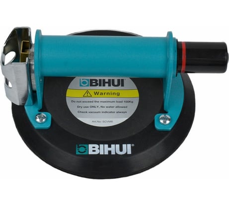 Помповая присоска 6" BIHUI металлический корпус SCVM6