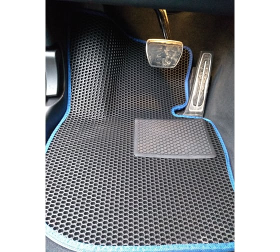 Ковры в салон автомобиля Eva Smart bmw х4 (g02) 2019 - эва сота коричневые c черной окантовкой 3010-A6B5-S