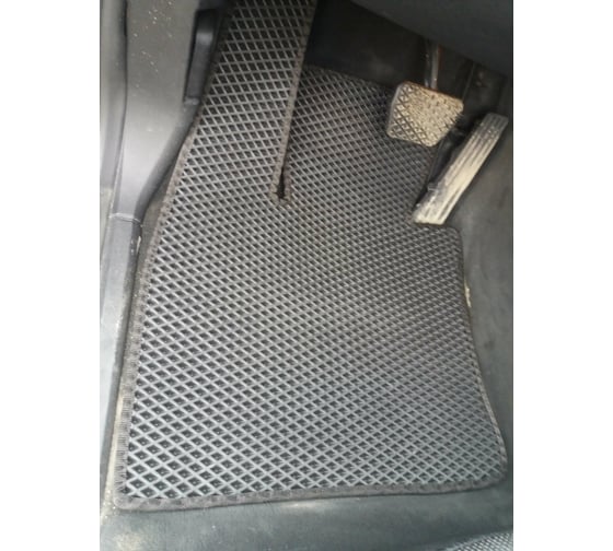 Ковры в салон автомобиля Eva Smart bmw х5 (e70) 2007 - 2013 эва сота коричневые c красной окантовкой 1081-A6A7-S