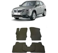 Ковры в салон автомобиля Eva Smart brilliance v5 2014 - эва сота серые c серой окантовкой 2015-B1B1-S