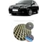 Ковры в салон автомобиля Eva Smart chery amulet (a15) 2003 - 2009 эва сота серые c синей окантовкой 1097-B1B2-S 4