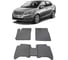 Ковры в салон автомобиля Eva Smart chery bonus 3 (е3, a19) 2014 - эва сота коричневые c синей окантовкой 2089-A6B2-S 1